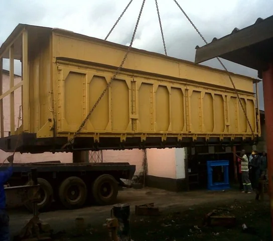 Mining truck heavy equipment site